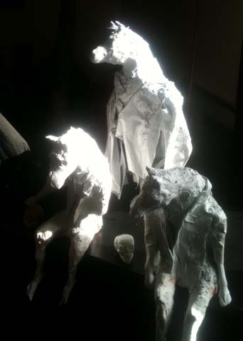 3 Horse Figures