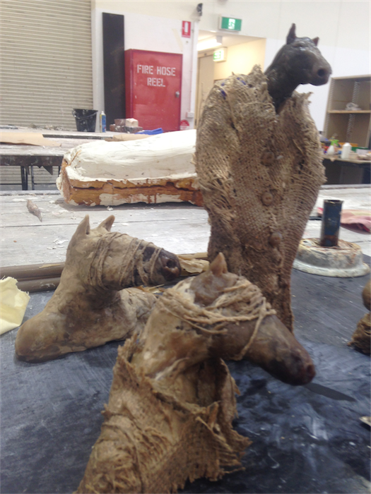 Stephen Harrison Equus Homo in Studio