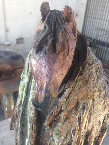 Equus Homo Bronze - detail