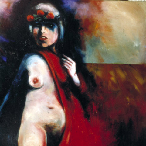 Woman on Stage